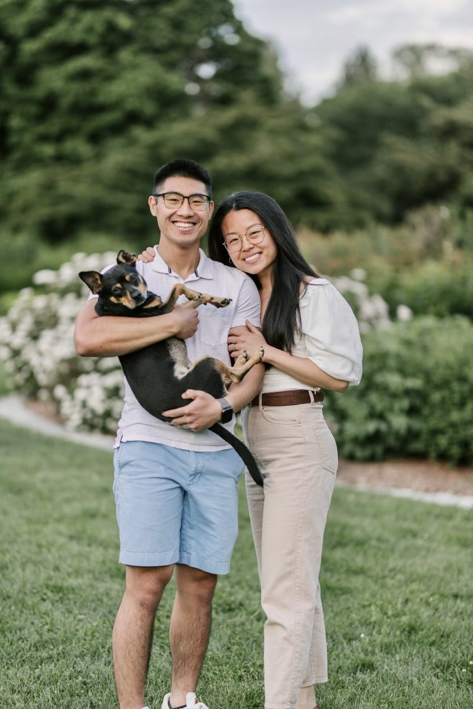 Anli and Kenny at the Arboretum
